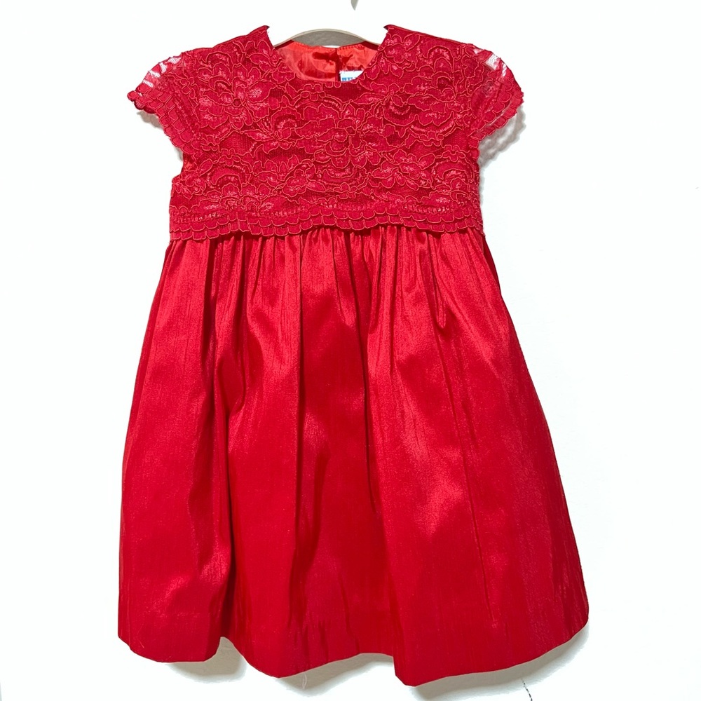 Baby girl Red dress size24 birthday dress /party dress/ Christmas dress